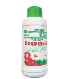 Богатый Цветы,Газон 0,5л (гуми,фитоспорин б/хлора улуч.рост и декор св-а,защита)/14шт//Бутылка