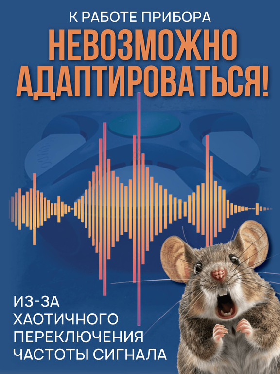 Ультразвуковой отпугиватель грызунов Торнадо 1200 (площадь 1200м2, 4 излучателя)