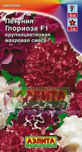 Петуния ГЛОРИОЗА F1 крупноцвет махров смесь 10шт (драже в пробирке) сел.PanAmerican Seed /однолетник