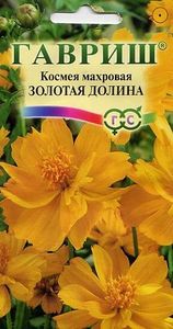 Космея Золотая Долина махров 0,3гр зол-желт Н100см /однолетник
