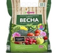 Биона - Весна 3кг Органо-Минеральное Удобрение /5шт//Пакет